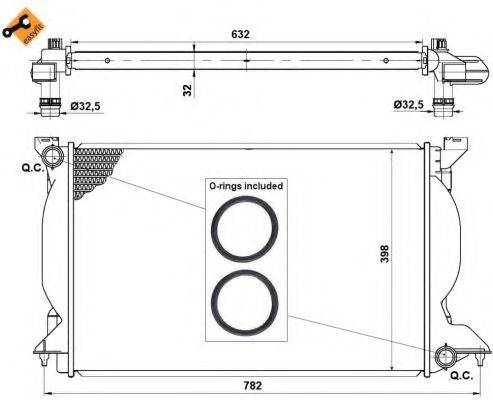 Радиатор, охлаждение двигателя