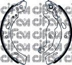 Комплект гальмівних колодок